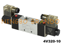 4V320-10 3/8 '' صمام الملف اللولبي للتحكم في الهواء DC24V DC24V