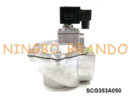 SCG353A050 2 `` الخيوط 353 سلسلة غشاء الملف اللولبي نبض جيت صمام لمجمع الغبار