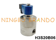 توفير الطاقة الضغط العالي SS304 الصمام الكهربائي 12V 24V DC 110V 220V AC