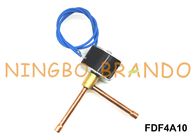 FDF4A10 مزيل الرطوبة التبريد الملف اللولبي صمام 1/4 &amp;#39;&amp;#39; 6.35mm OD AC220V عادة مغلقة