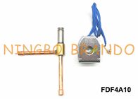 FDF4A10 مزيل الرطوبة التبريد الملف اللولبي صمام 1/4 &amp;#39;&amp;#39; 6.35mm OD AC220V عادة مغلقة