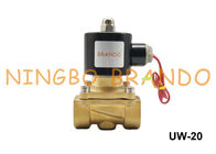 UW-20 2W200-20 3/4 &quot;NBR Diaphragm Uni-D Type Water Air Oil الملف اللولبي صمام عادة مغلقة DC12V AC110V