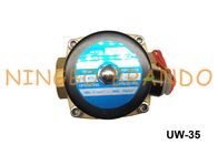 2W350-35 UW-35 1 1/4 &quot;UNI-D نوع النحاس الجسم NBR الحجاب الحاجز عادة مغلقة صمام الملف اللولبي AC110V
