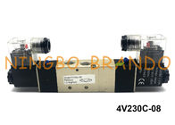 4V230C-08 PT 1/4 &quot;AirTAC نوع الهواء اللولبي صمام التحكم الكهربائية مزدوجة 5/3 الطريق 12VDC