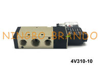4V310-10 3/8 &quot;NPT Airtac نوع التحكم الكهربائي الملف اللولبي صمام 5/2 الطريق الداخلي الطيار AC220V DC24V