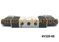 4V320-08 1/4 &quot;BSPT AirTAC نوع هوائي صمام الملف اللولبي 5/2 طريقة تحكم اتجاهي DC24V