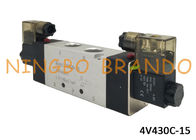 نوع AirTC 4V430C-15 5 الطريق 3 الوظيفة 1/2 &quot;هوائي آلة التحكم الآلي صمام الملف اللولبي مكونات التحكم