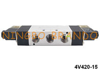 5 طريقة 2 موقف هوائي الملف اللولبي صمام Airtac نوع 4V420-15 12V 24V