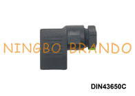 DIN 43650 Form C صمام الملف اللولبي موصل كهربائي DIN43650C 24V