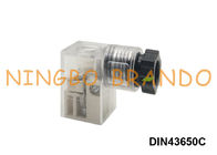 DIN 43650 نموذج C صمام الملف اللولبي المقابس الكهربائية مع الصمام