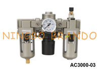 3/8 `` AC3000-03 SMC نوع FRL منظم فلتر الهواء ووحدة التشحيم