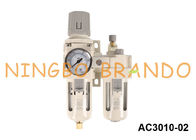 AC3010-02 SMC Type FRL منظم فلتر الهواء مزيج مشحم