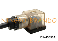DIN 43650 شكل موصل ملف صمام الملف اللولبي مع كابل DIN 43650A