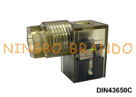 DIN 43650 Form C صمام الملف اللولبي موصل مقبس DIN 43650C