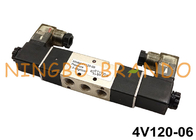 4V120-06 صمام هوائي مزدوج الملف اللولبي AC220V AC110V DC24V