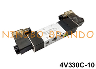 4V330C-10 صمام الملف اللولبي الهوائي 5/3 طريقة 4V300 سلسلة 3/8 &quot;