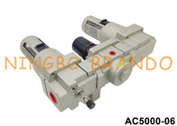 AC5000-06 وحدة FRL منظم فلتر الهواء الهوائي مشحم