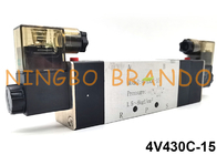 4V430C-15 5/3 طريقة Airtac نوع هوائي الملف اللولبي صمام 24VDC 220VAC