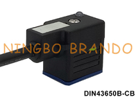 DIN43650 Form B IP67 مصبوب كابل الملف اللولبي موصل مع LED