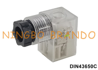DIN 43650 Form C موصل ملف صمام الملف اللولبي 9.4mm 2P ​​+ E 3P + E.