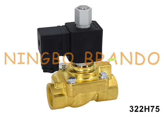 322H75 1/2'' 40 بار باركر نوع مفتوح بشكل طبيعي صمام الكهربائي 24V 110V 220V
