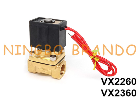 نوع SMC VX2360-03 3/8' الصمام الكهربائي النحاسي 220V 110V 24V