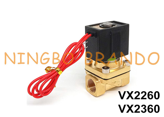 نوع SMC VX2360-03 3/8' الصمام الكهربائي النحاسي 220V 110V 24V