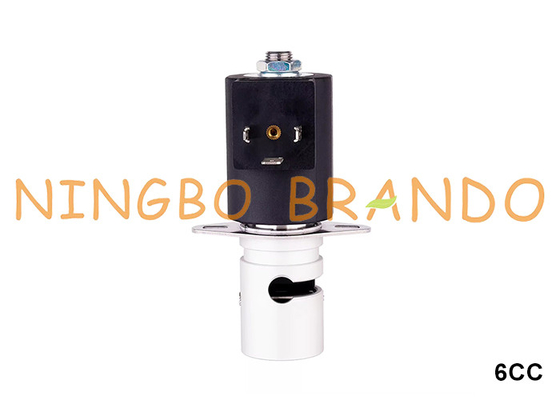 2/2 طريق مغلق عادة NC ضغط أنبوب قرص صمام الكهربائي 12V 24V 110V 220V