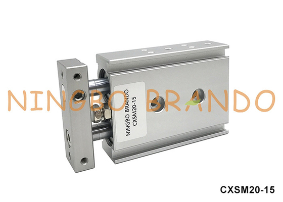 CXSM20-15 SMC نوع أسطوانة الهواء المضغوطة ذات العصا المزدوجة 20mm حفرة 15mm ضربة