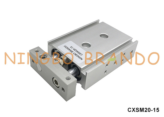 CXSM20-15 SMC نوع أسطوانة الهواء المضغوطة ذات العصا المزدوجة 20mm حفرة 15mm ضربة