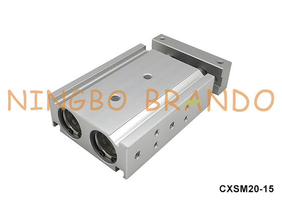 CXSM20-15 SMC نوع أسطوانة الهواء المضغوطة ذات العصا المزدوجة 20mm حفرة 15mm ضربة