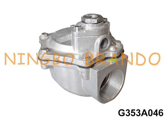 G353A046 الزاوية اليمنى 1-1/2' صمام الطيار عن بعد لجمع الغبار