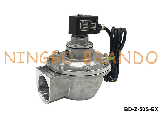 صمام فولاذي مضاد للانفجار لجهاز جمع الغبار 220V 110V 24V