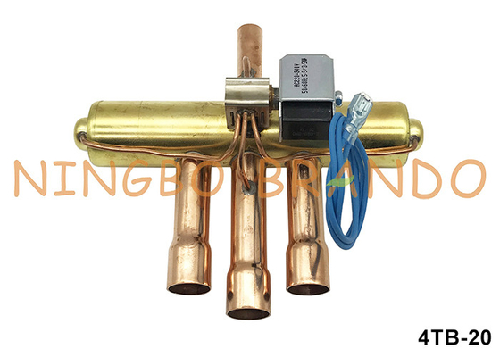 صمام عكس أربعة طرق لمضخة الحرارة التبريد مكيف الهواء 220V 110V 24V