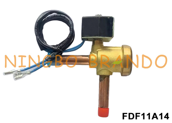 FDF11A14 12.7mm OD SANHUA نوع صمام الكهربائي للتبريد