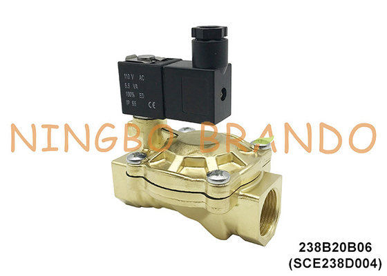 SCE238D004 3/4' ASCO نوع الصمام الكهربائي الصمام الكهربائي للماء 24V 110V 220V