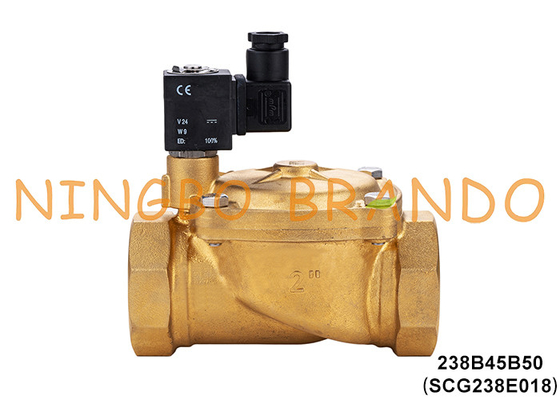 SCG238E018 2'' ASCO نوع الصمام الكهربائي النحاسي 2 طريق NC 220V 110V 24V