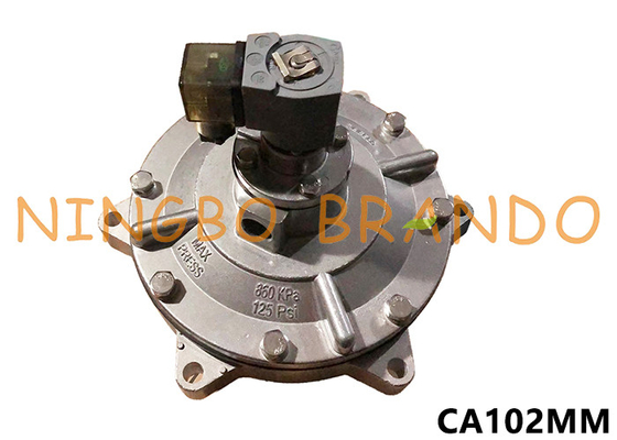 CA102MM 4'' الصمام النابض النبضية الغمر الكامل لفلتر الحقيبة 24V DC 220V AC