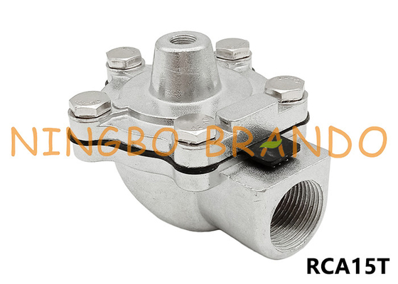1/2' RCA15T الصمام الطيار عن بعد الزاوية اليمنى لفلتر كيس جمع الغبار
