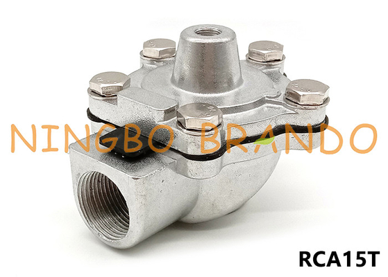 1/2' RCA15T الصمام الطيار عن بعد الزاوية اليمنى لفلتر كيس جمع الغبار