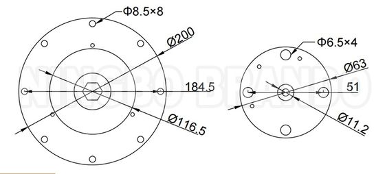 مجموعة الحجاب الحاجز لـ Goyen 4'' CA102MM RCA102MM صمام النبض