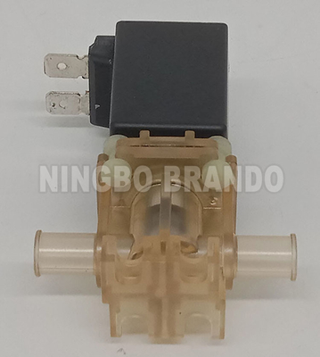 صمام لولبي PPSU عازل بدرجة الغذاء لماكينة القهوة 12 فولت 24 فولت 110 فولت 220 فولت