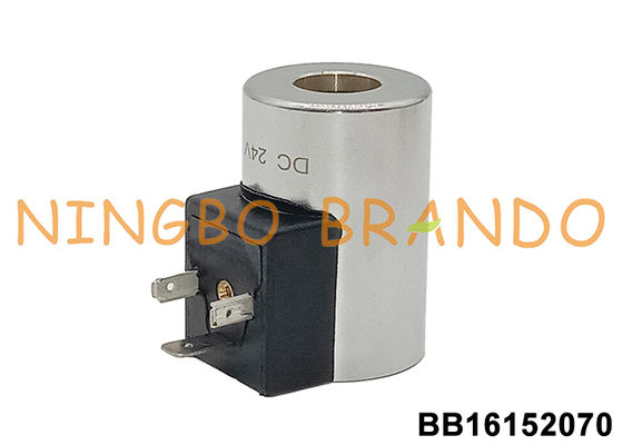 16 مم فتحة ملف صمام لولبي هيدروليكي 52 مم ارتفاع 33 واط 12 فولت 24 فولت