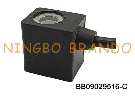 ملف صمام لولبي هوائي مع سلك كابل بقطر 9 بجهد 12 فولت تيار مستمر 24 فولت تيار مستمر 110 فولت تيار متردد 220 فولت تيار متردد