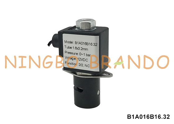 عادة مغلقة الصمام الكهربائي المضغوط 3.2mm أنبوب 220V 110V 24V 12V