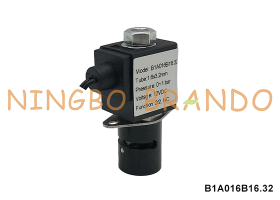 عادة مغلقة الصمام الكهربائي المضغوط 3.2mm أنبوب 220V 110V 24V 12V