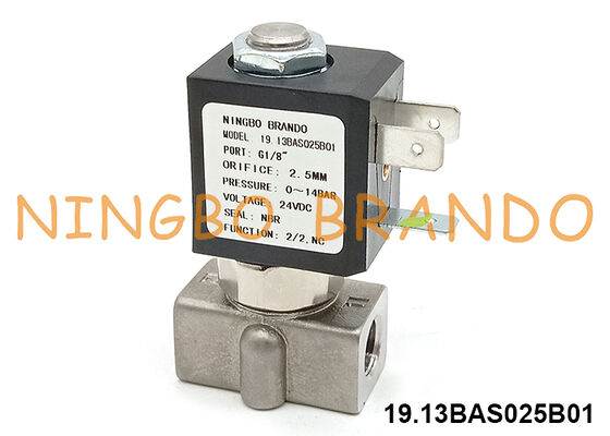 2 Way NC 30 bar Stainless Steel Solenoid Valve 1/8'' 1/4'' 220V 110V 24V 12V