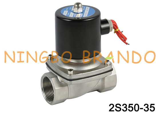 2S350-35 1-1/4 Inch Stainless Steel Normally Closed Water Solenoid Valve