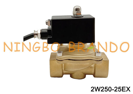 1'' Normally Closed Brass Explosion-Proof Solenoid Valve 24V 110V 220V