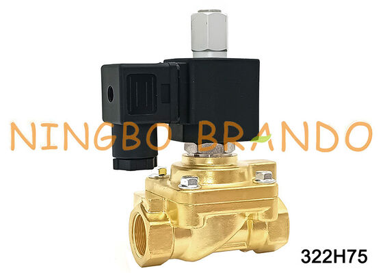 Parker Type 322H75 1/2'' Normally Open Solenoid Valve 40 bar 24V 110V 220V